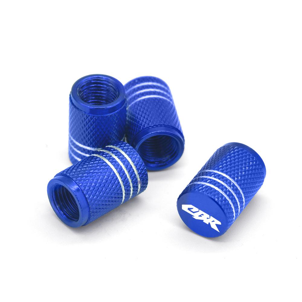 VZH5 CBR Motorcycle Tire Valve Air Port Stem Cover Cap Plug CNC Aluminum Accessories For Honda CBR125 250 250R CBR600 F2 F3 F4 F4i