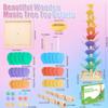 Toddler Ball Drop Rainbow Building Block Music Tree Color Cognition Toy Leaf Rolling Sorting STEM Music Integration Early toy