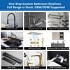 Bathroom & Kitchen Corner Shower Shelves 304 Stainless Steel Modern Waterproof Durable Wall-Mounted Two-Tier Storage Organizer