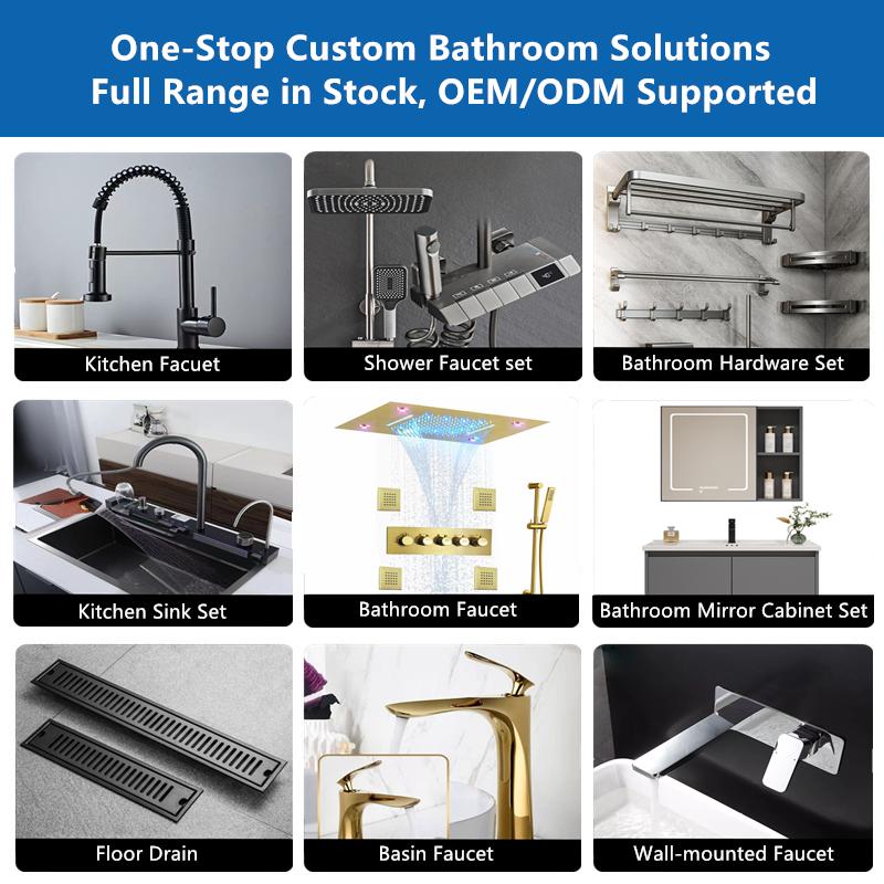 Bathroom & Kitchen Corner Shower Shelves 304 Stainless Steel Modern Waterproof Durable Wall-Mounted Two-Tier Storage Organizer