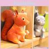 Plush Toy Squirrel Animal Stuffed Field Mouse Doll Bedroom Decoration Kids Gift