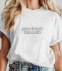 Midnight Reader T-Shirt | Outline Text Shirt, Hollow Font Design