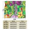 Плед P-Plants-vs-Zombie Качественный Теплый Мягкий Плед Зимнее Путешествие Гостиная Удобное Покрывало