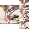 Soft Mini Flamingo Plush Toy Pink Bag Ornament Key Holder For Kids