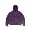 Mens Relaxed Fit Hooded Sweatshirt With Distressed Front Print Kangaroo Pocket - Fall Casual Wear