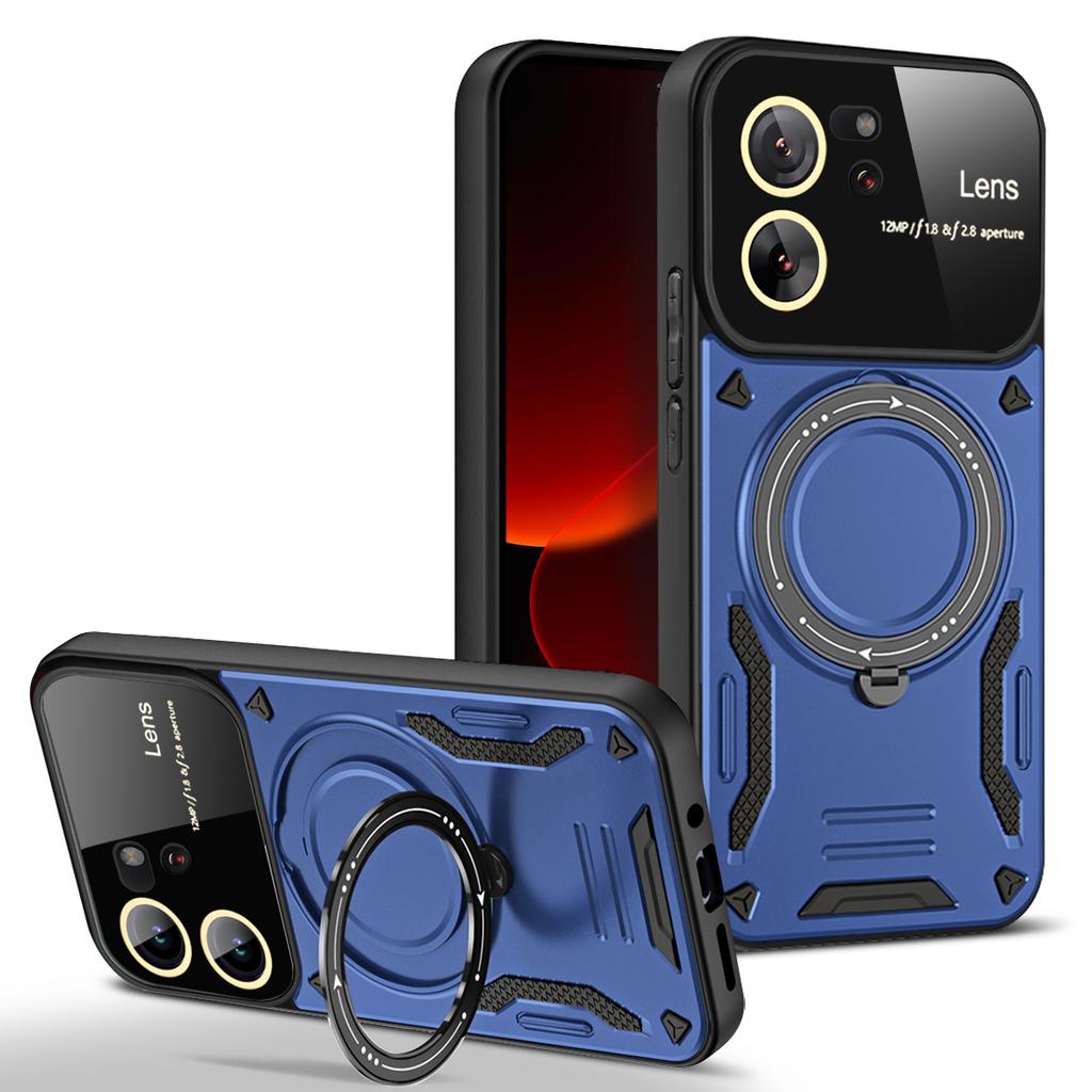 Magsafe Wireless Charging Armor Case For Xiaomi Mi 11T 12T 13T Pro 11 12 13 T Magnetic Ring Bracket Lens Protection Cover