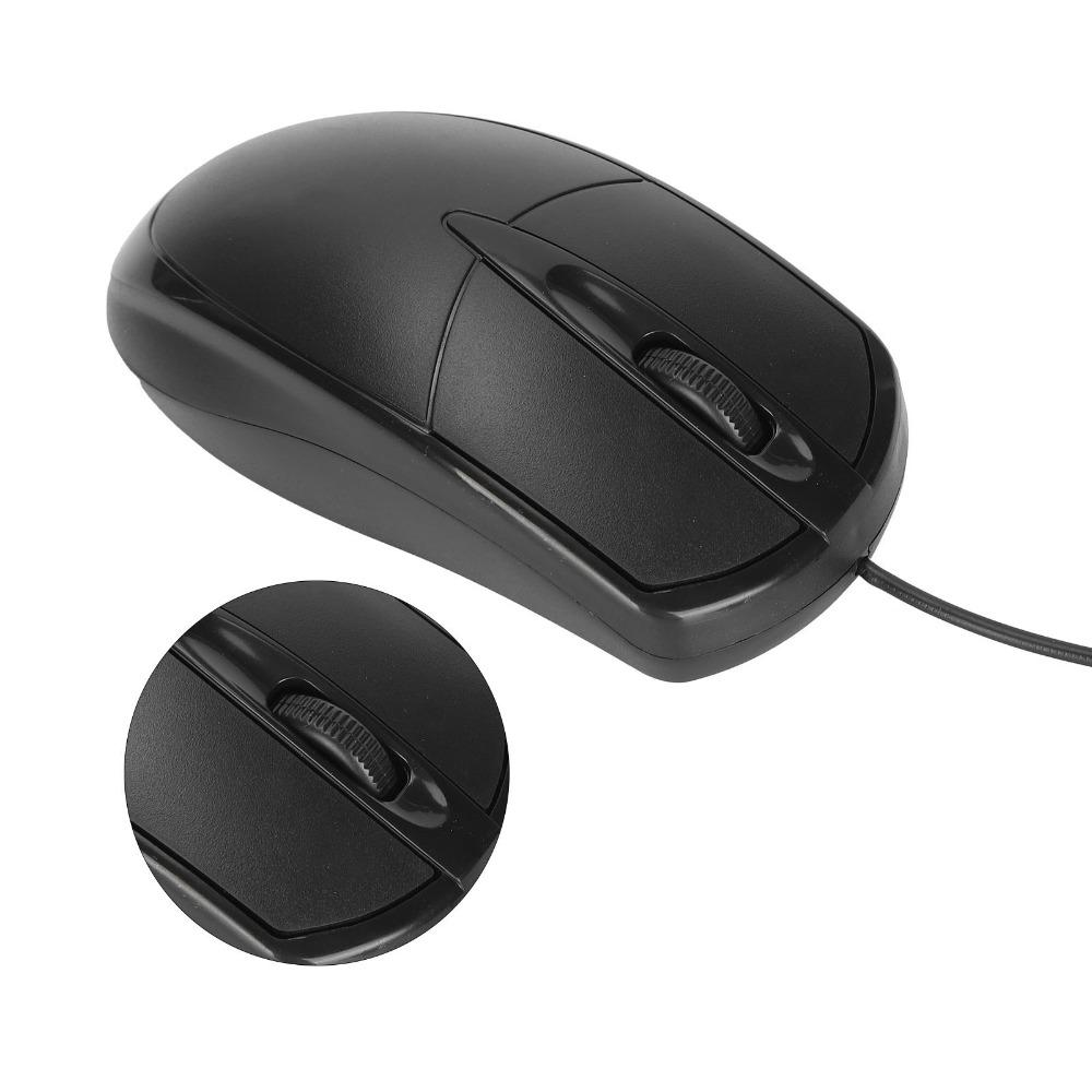 Silent Office Mouse Responsive Corded Mouse Lightweight USB Wired Mouse Home Office Work