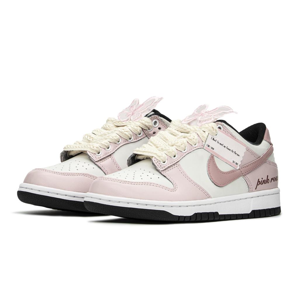 Nike Кроссовки Dunk Скользкие Устойчивые к истиранию Скользкие Устойчивые к истиранию Низкие Кеды для скейтбординга Женские CW1590-100(TeamA-S-BOX)