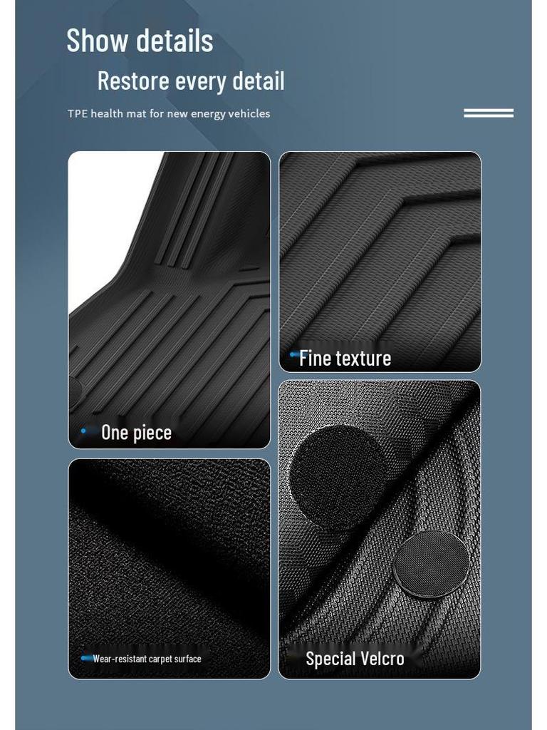 Водонепроницаемые ТПЭ коврики для Mitsubishi Delica D5 2019-2021 (Правый руль)