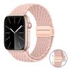 Магнитный плетеный ремешок-петля для Apple Watch 45мм 41мм 44мм 42мм 46мм Ultra 3 49мм Нейлоновый браслет iWatch 11 10 9 8 7 6 5 SE