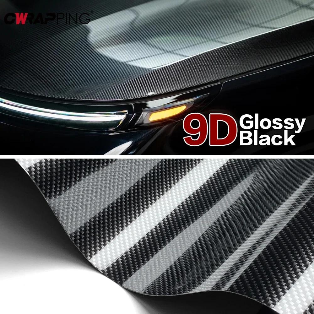9D Carbon Fiber Wrapping Sheet Car Body Stickers Personalized Waterproof Self-adhesive for Car Wrap Vinyl Auto Body Films Custom