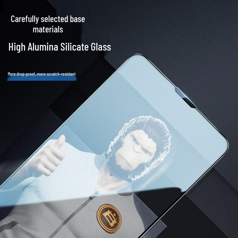 Blue Gorilla Tempered Glass Screen Protector with Dust Removal Applicator