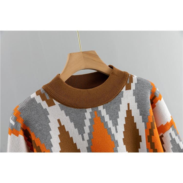 Autumn and Winter Women's Sweater Suit Sports and Leisure Fashion Loose Big Size Sweater Top Wide Leg Pants Two-piece Set