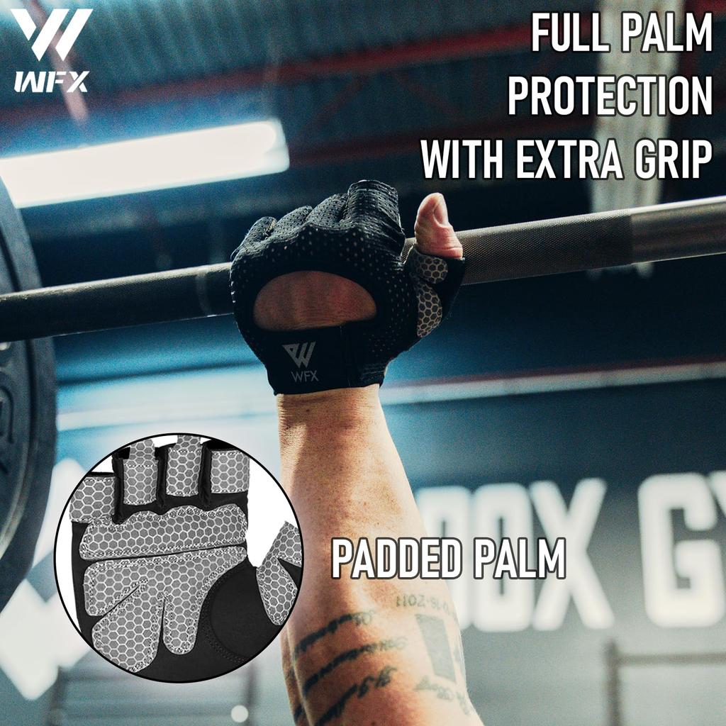 WESTWOOD FOX Breathable Fitness Gloves for Men Women Weightlifting Bodybuilding