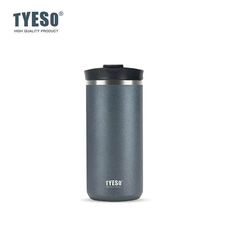 Tyeso Френч-пресс Кофейная чашка-кофеварка Пресс-стакан Бутылка Нержавеющая сталь Вакуумная изоляция Портативная кофейная кружка Без BPA Для улицы