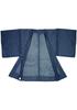 Summer Single Komaru Single Deep [KYOETSU] Haori, Washable, Plain, Clothes, Fabric, Item, Men's (LL, Blue)