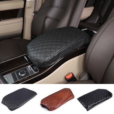 Мягкий кожаный чехол на центральный подлокотник для Land Rover Range Rover Vogue 2013-2022, автомобильный центральный подлокотник, поверхностный чехол