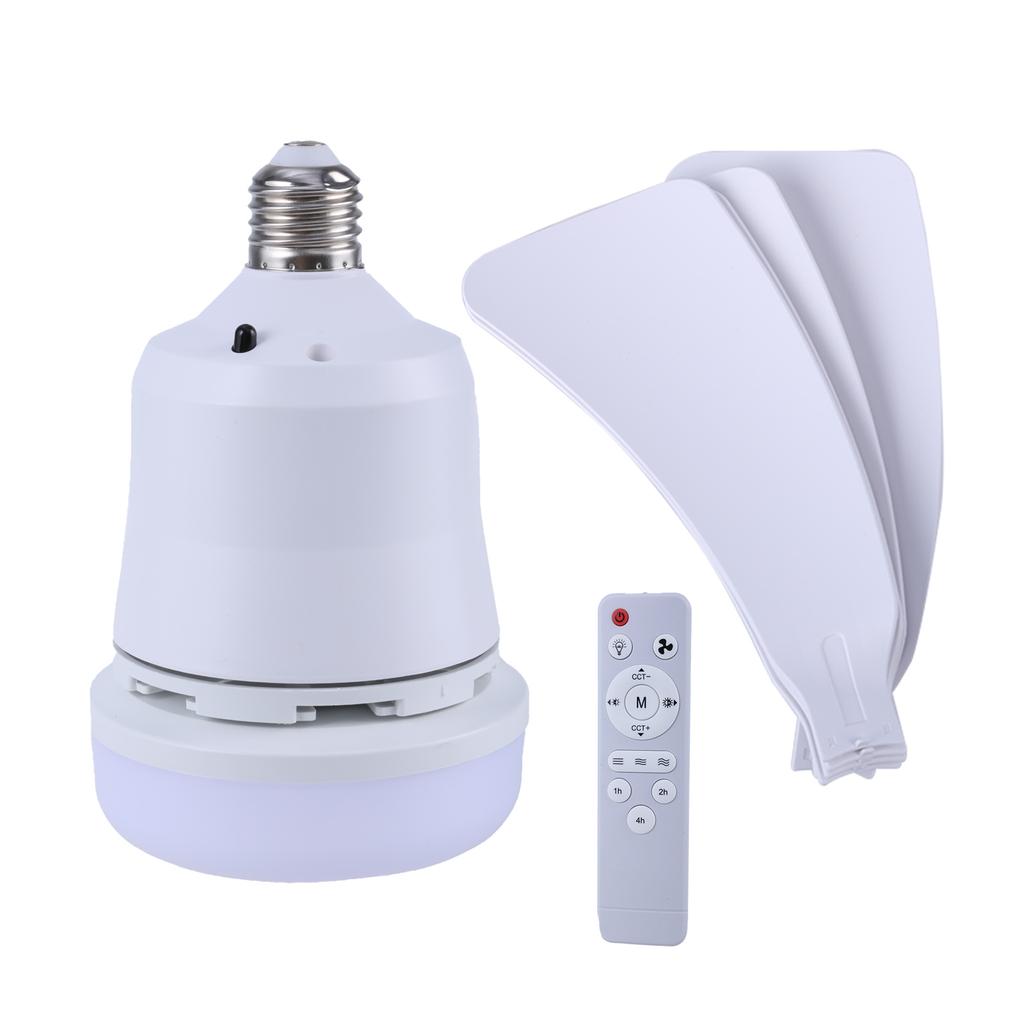 E27 Ceiling Fan AC85-265V Fan Light with Remote Sudden Stop Protection for Indoor Home 3 Gear Adjustable Chandelier Fan
