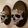 Halloween Decorations Pendant Gothic Wall Lamp Decoration Wall Hanging Ornaments Resin Crafts