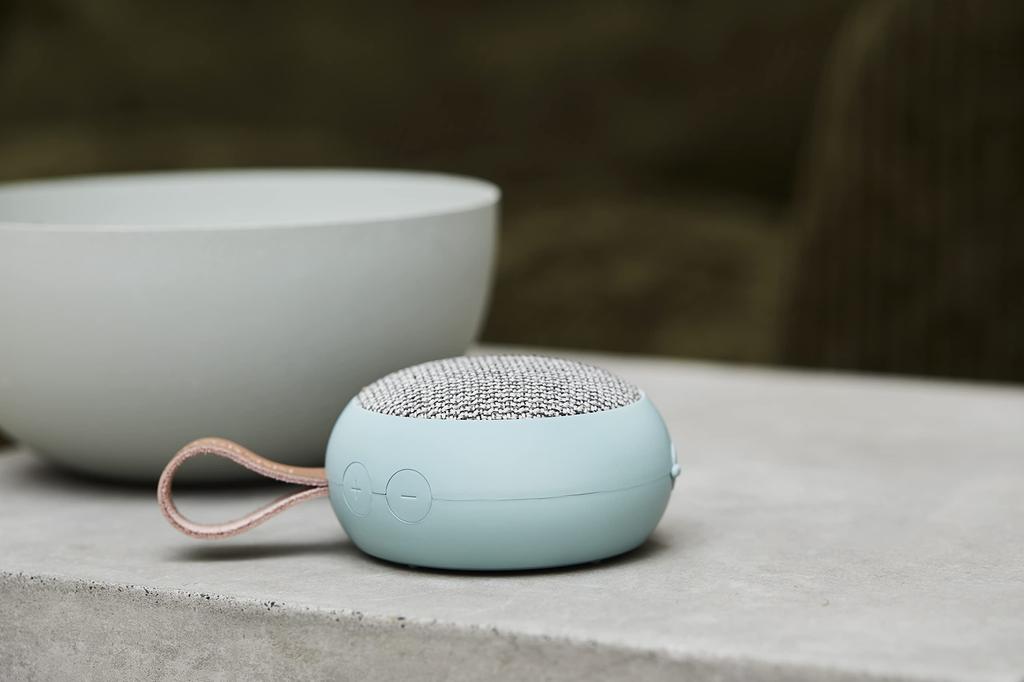 KREAFUNK aGO II FABRIC беспроводной портативный динамик для зарядки IPX5 уровень водонепроницаемости дизайн ПЫЛЬНО-ЗЕЛЕНЫЙ Bluetooth5.1 Type-C