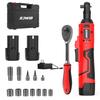 Navin Rechargeable Ratchet Wrench, 16.8V Cordless Electric Ratchet Wrench, Socket Wrench Set, Garage Tool Set with Maximum Torque of 55Nm, Ideal for S