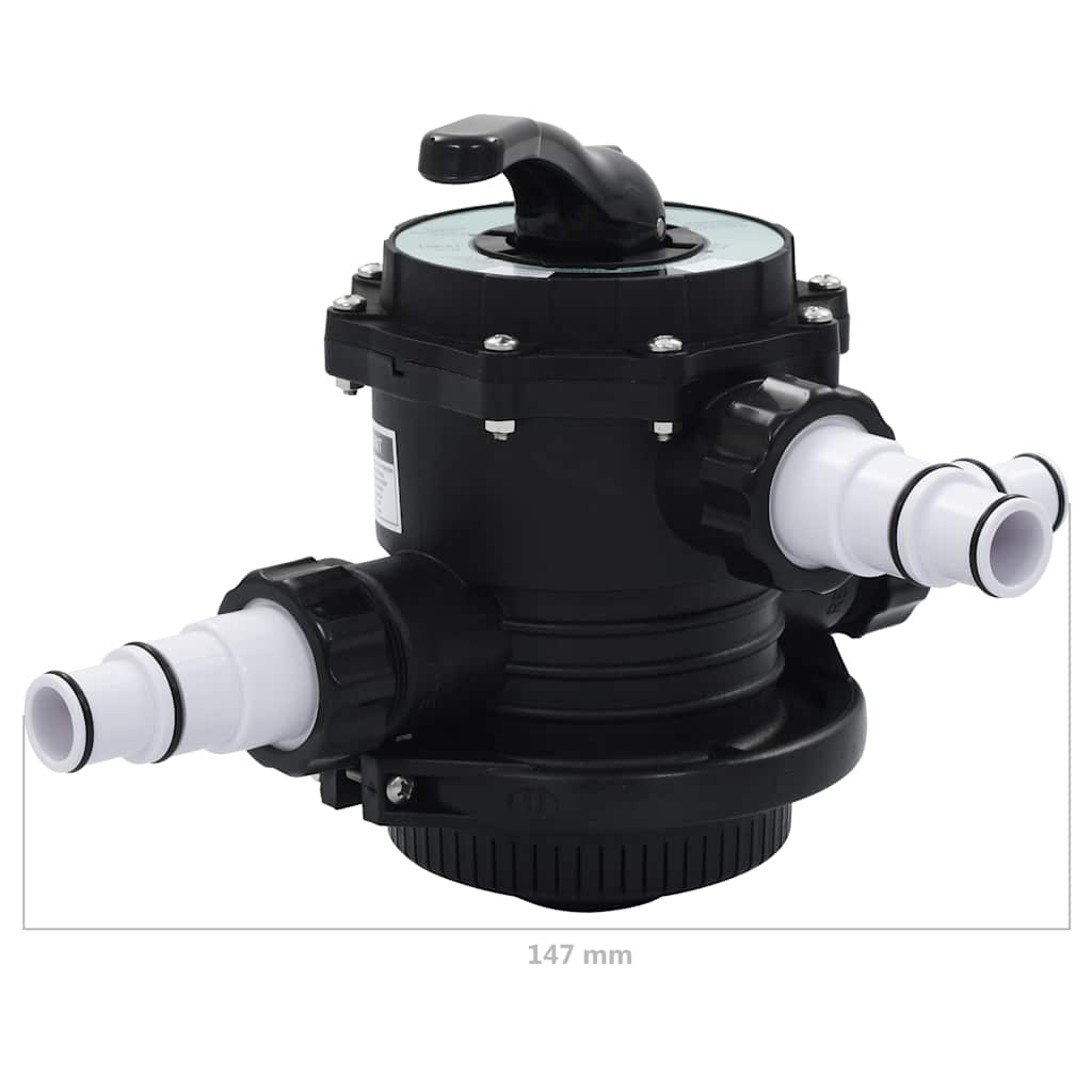 6 Way Multiport Valve for Sand Filter ABS 1.5