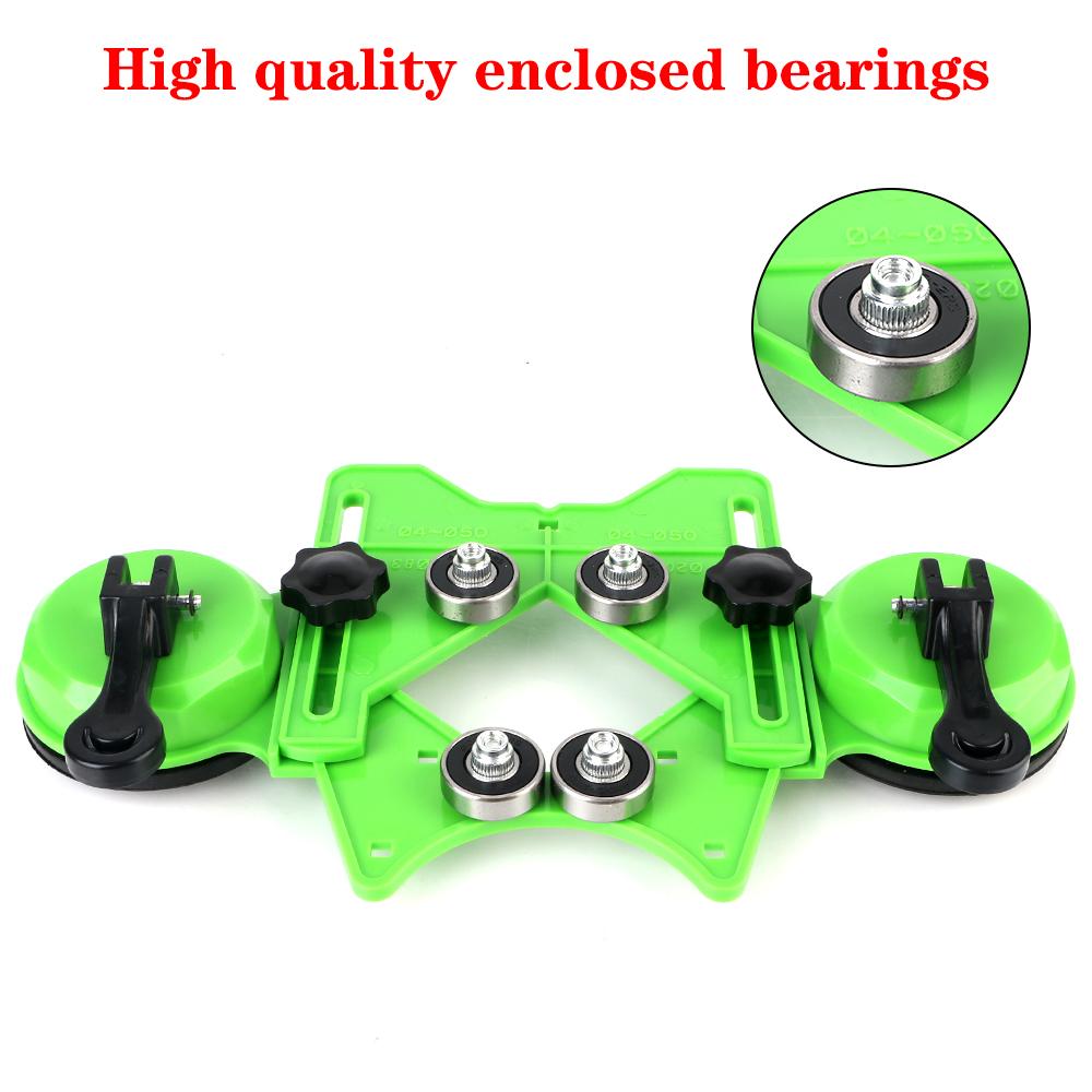 4-83 мм Локатор для сверления отверстий в стеклянной плитке Двойная присоска Направляющий локатор Отверстие для пуансона Направляющая для сверления Сверлит отверстие Центрирующее позиционирование