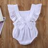 Fashion Newborn Infant Baby Girl Lace Ruffles Out Romper Jumpsuit Sunsuit Outfit Clothes