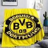 1pc Dortmund Print Flannel Blanket, High quality Comfortable for All Seasons, Home Decor, Warmth and Comfort, Perfect for Christmas Gifts28