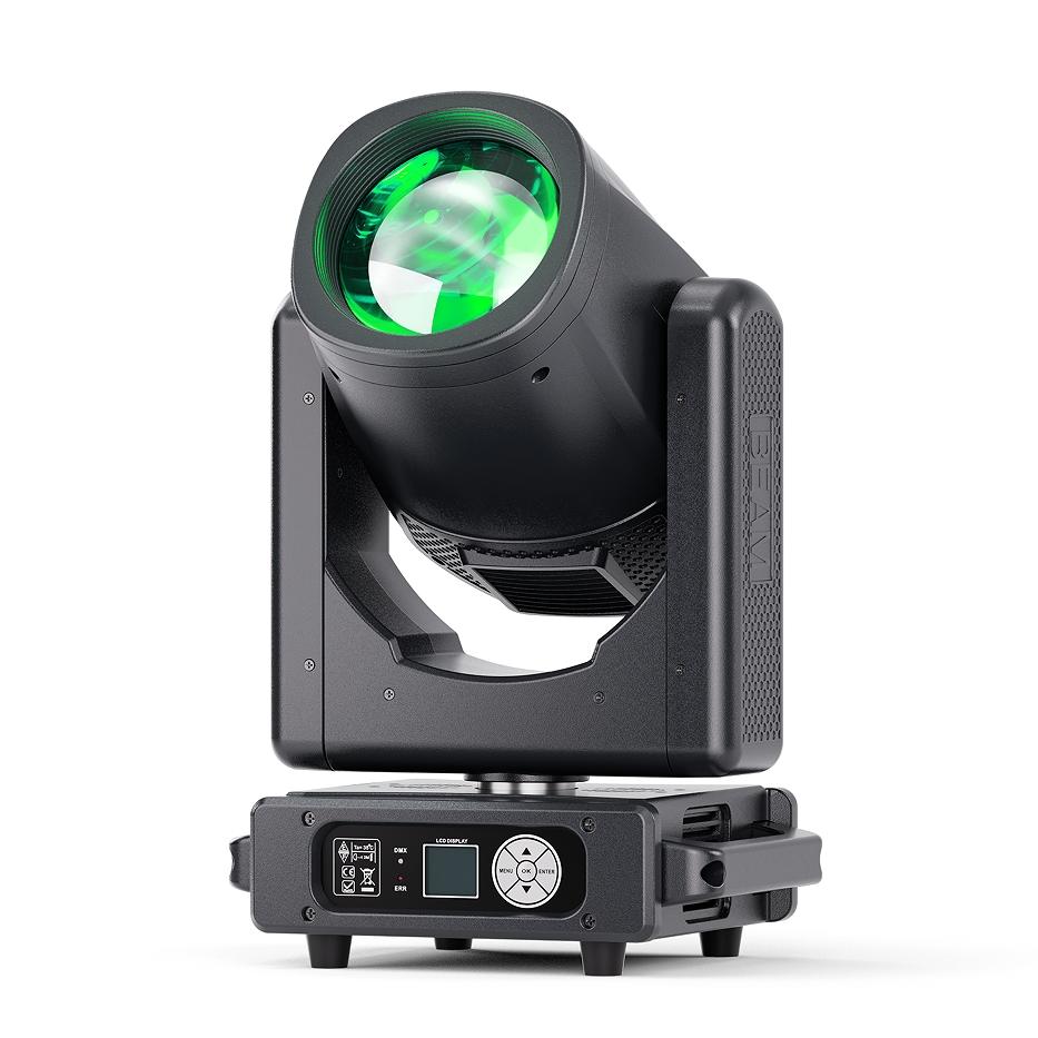 U`King 295W Hid Beam Moving Head Light Double Prism 14R Rainbow Effects Moving Head Stage Lights for Wedding DJ Party Bar Disco