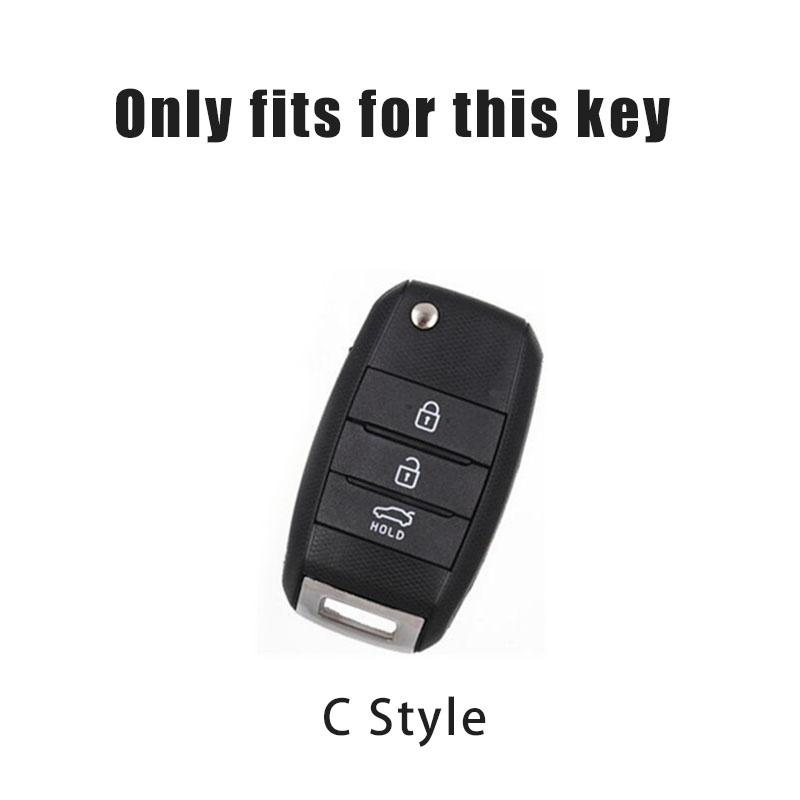 AABJK1 New TPU Car Key Case Cover Shell For KN Kia Rio 3 K2 Ceed Cerato K3 Sportage 4 Picanto K5 Optima Sorento Forte Stinger 2017 2018