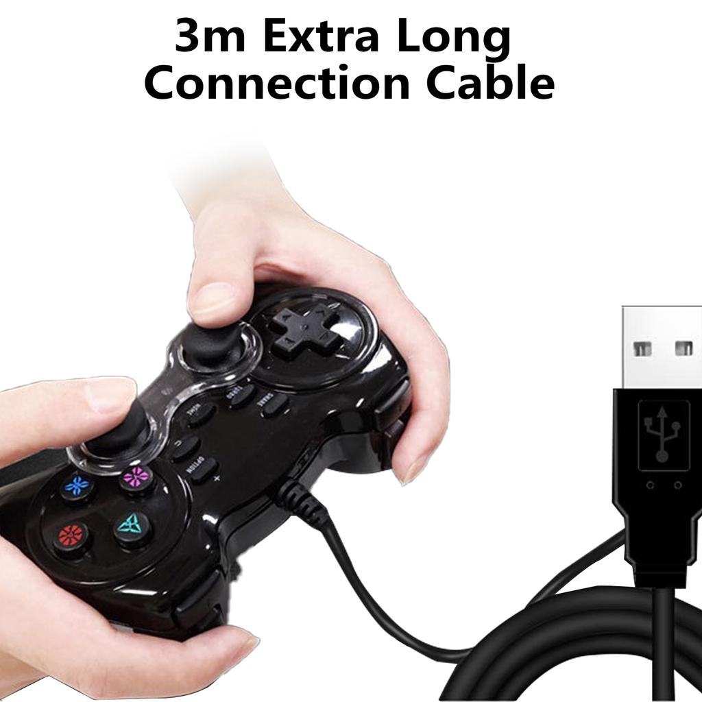 Проводной игровой контроллер USB, многоплатформенный геймпад с широкой совместимостью и расширенными функциями для ПК