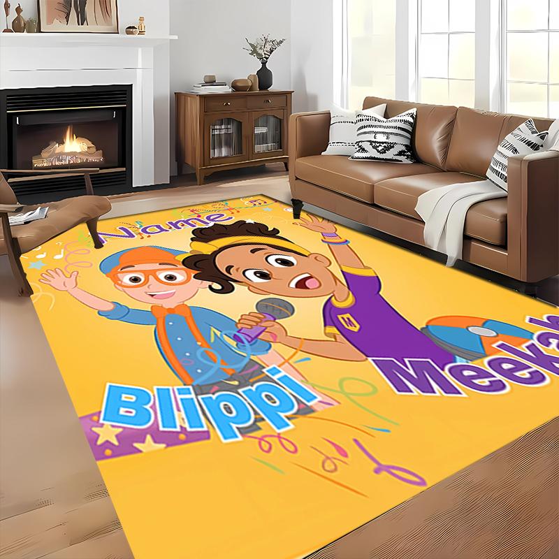 Custom personalization Blippi Area Rug - Perfect For Kitchen, Bathroom,Laundry Room Decor Large Size Available,Gift All Seasons