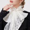 Detachable Lace Collar With Sheer Turtleneck Design Victoria Neckpiece Decorative Collar For Women Dresses And Blouses