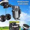 Innovative Robotic Arm Car Phone Mount with Suction Cups Provides 360 Degree Rotation and Ultra-stable Suction