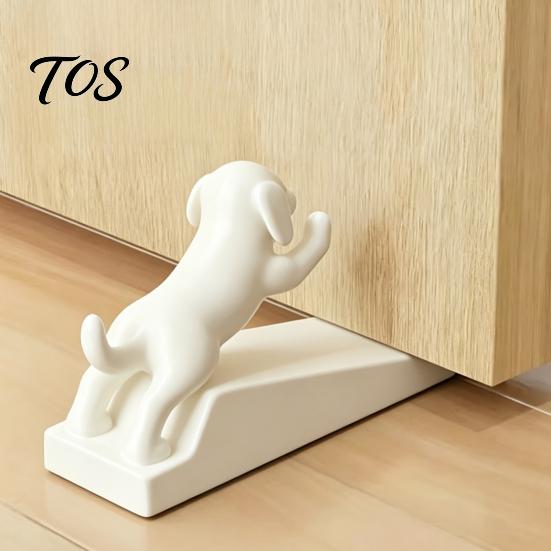 Waterproof Dirt Resistant Door Wedge 3D Printed Cartoon Dog Stopper, Cute Animal Holder, Puppy Doorstop Non-Slip for Floor Wall Protection Home Decor