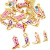3pcs Stainless Steel Cowboy Boots Canvas Shoes High Heels Charm Enamel Zircon Pendants DIY Earring Necklace Jewelry Gifts Making 1