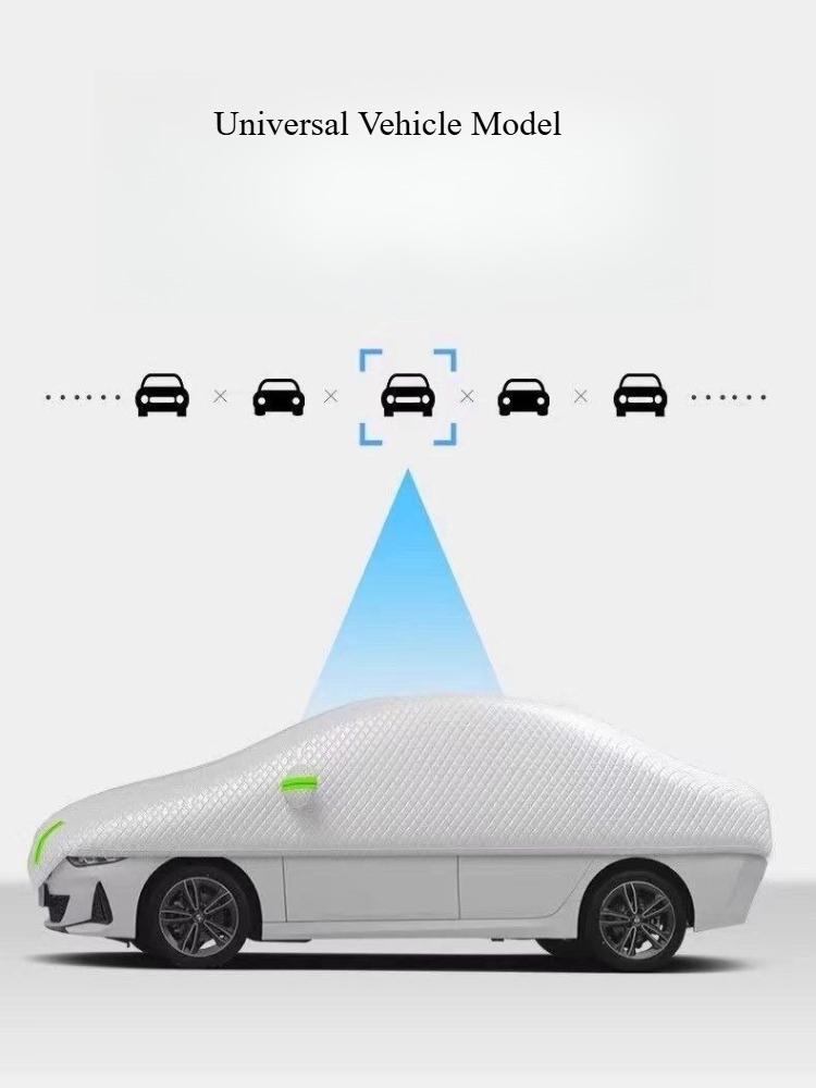 Новая улучшенная защитная одежда для автомобиля Полностью закрывает окна автомобиля и чехол для автомобиля Утолщенный материал Эффективная защита от солнца, мороза и теплоизоляция