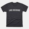Футболка с изображением озера Мичиган | Футболка Lake Michigan | Взрослая унисекс футболка Lake Michigan | Унисекс футболка