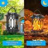 Солнечные фонари с пламенем, водонепроницаемые, улучшенные, с мерцающим пламенем, декоративные подвесные лампы для двора, сада