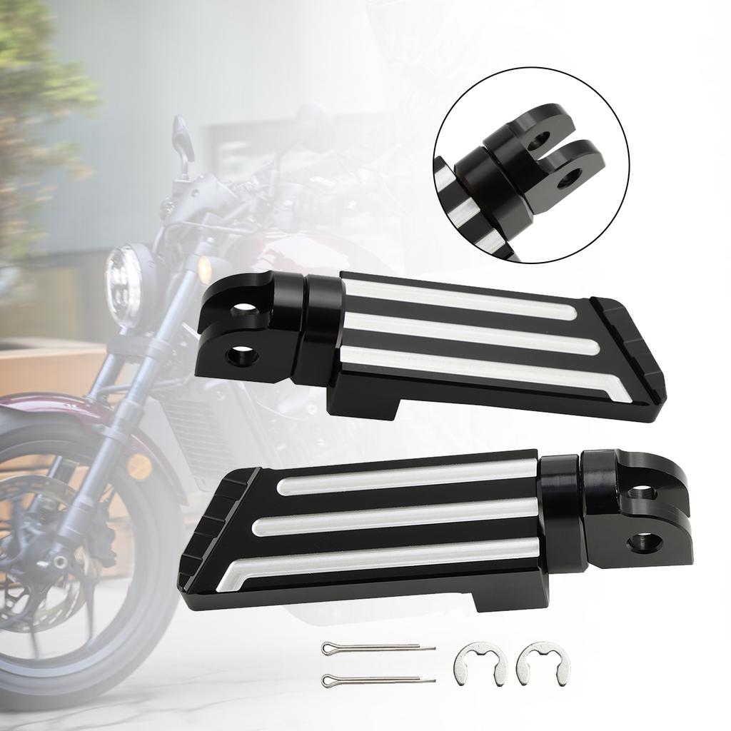 Front Footrests Foot Peg Fit for Rebel 1100 CM1100 CMX 1100 DCT/MT 2021-2023