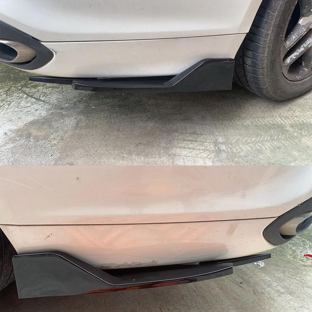 Универсальный протектор заднего бампера Canards Splitter Боковая защита бампера Наклейка на автомобильная защита Аксессуары Крышка Юбка Комплекты кузова