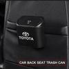 Car Trash Can Storage Box Vehicle Multifunctional Garbage Dust Case For Toyota TRD Corolla Auris Yaris Rav4 CHR Camry40 Prius
