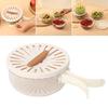 Double Layer Drain Basket Fruit Cleaning Bowl with Strainer Food Grade BPA Free