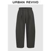 UR 2025 Women's Loose High-Waist Tapered Cropped Pants