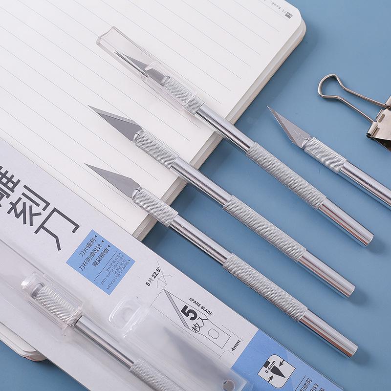 Набор ножей для резьбы по резине Junesix503: Маленькие стальные и перочинные ножи для точной резки