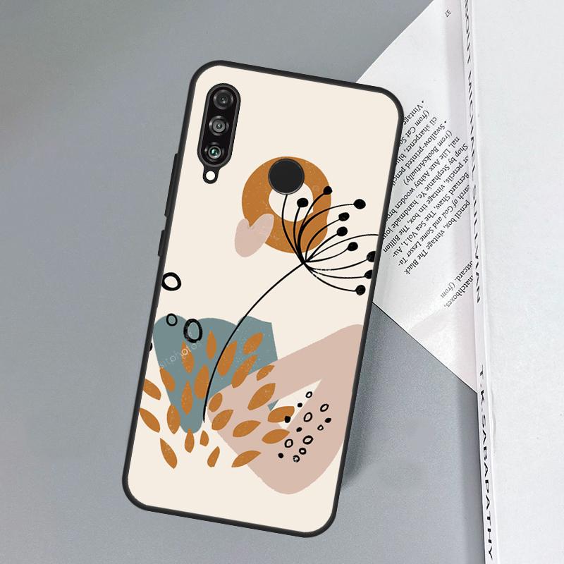 Абстрактные растения Для Huawei Nova 10 9 SE 3i 7i 8i 11i 12i Y73 Y90 Y70 Y72 Y61 Y91 P60 Pro P40 P30 Lite Чехол