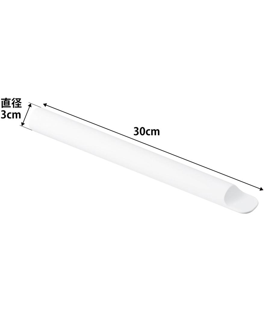 Yamazaki Jitsugyo 1411 Силиконовая скалка с белым Ш3 x Г3 x Посудомоечная машина 2WAY Характеристики Skipper, H30см, Tower, Safe, Stretching, Cutting,