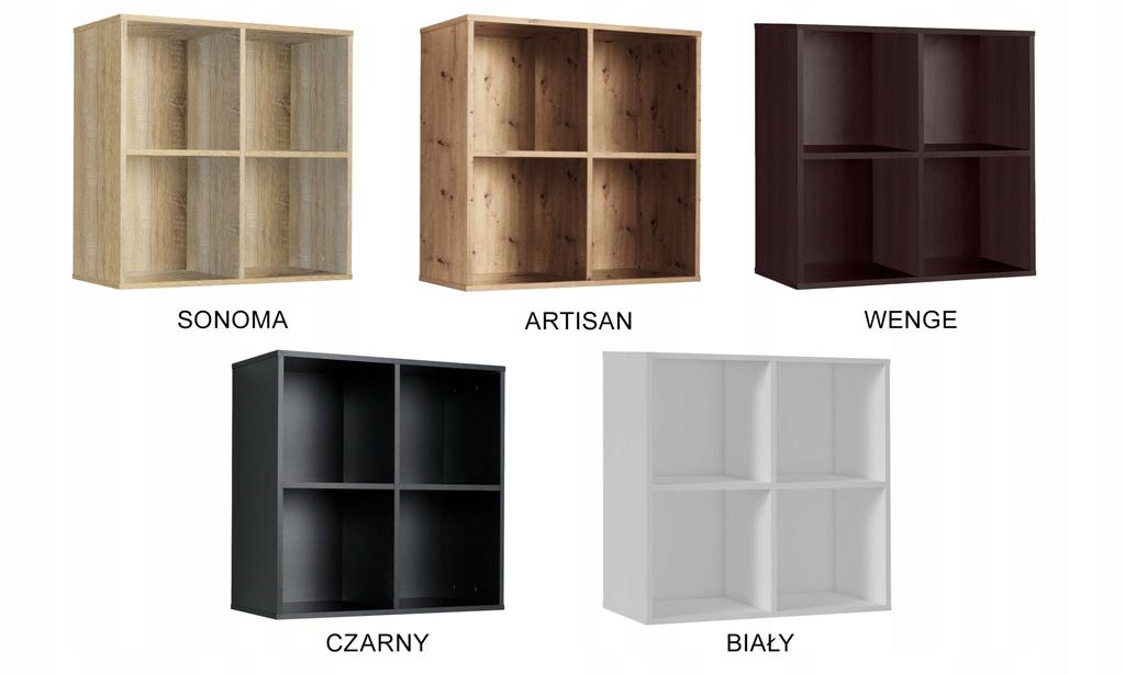 Regał półka organizer pojemnik stojak na płyty winylowe segregatory Cubo 4