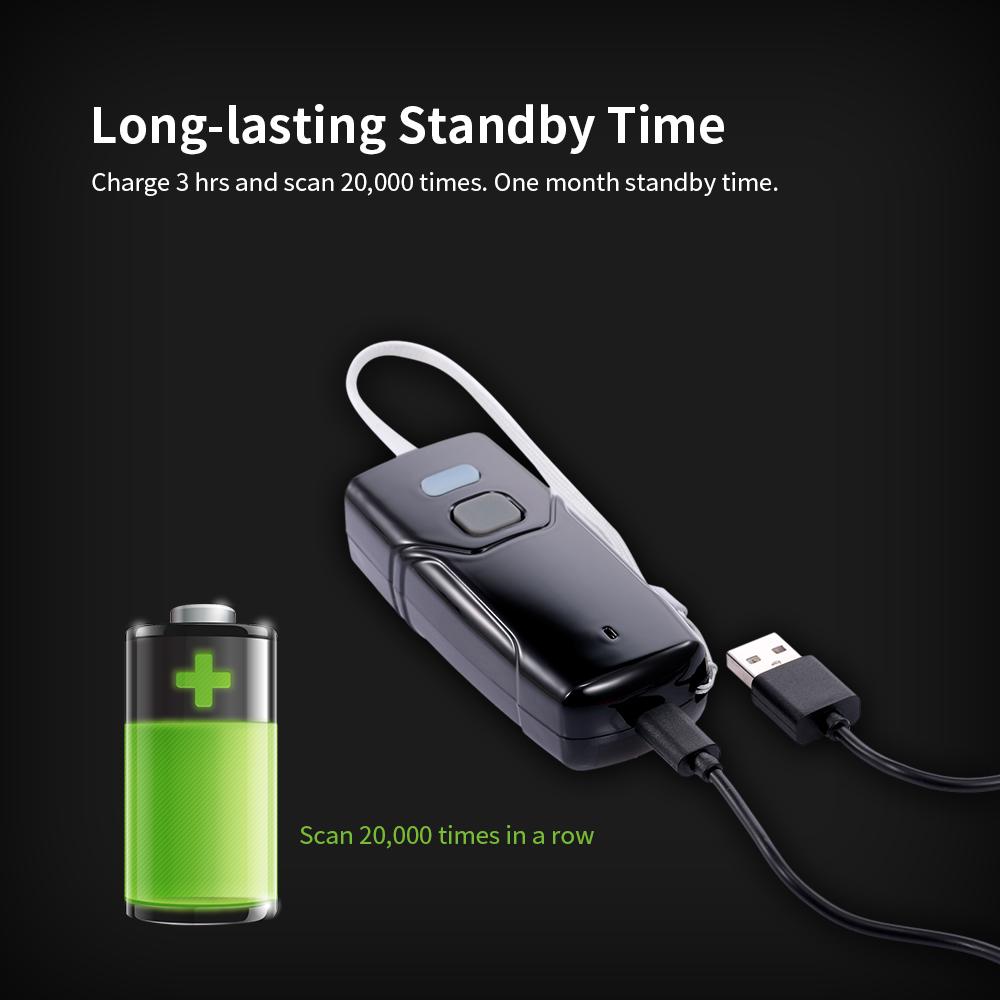 Scanner Di Codici a Barre Wireless QR BT E Connessione Wireless 2.4G.